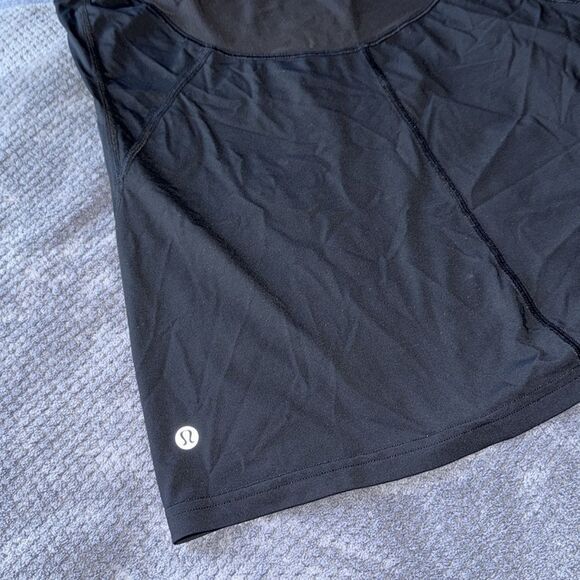 Lululemon‎ Black Mesh Racerback Workout Tank Top Size 8 - Picture 3 of 5